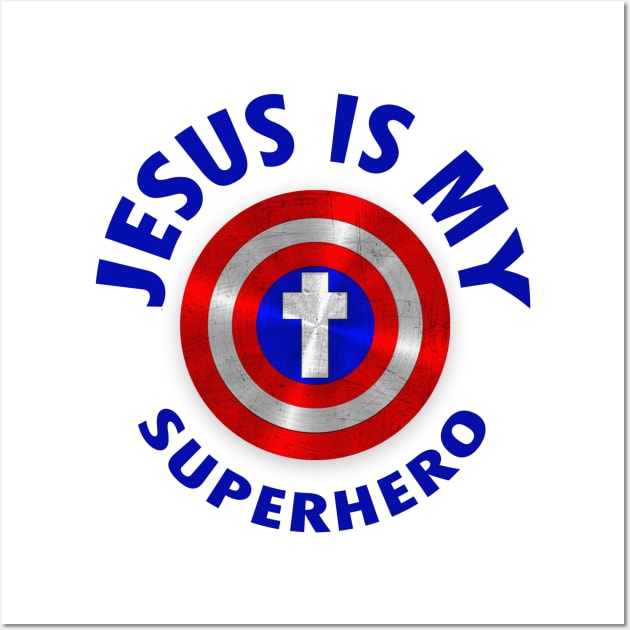 Jesus is my superhero Wall Art by presstex.ua@gmail.com